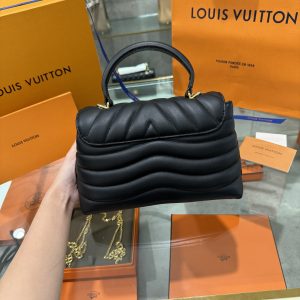 Louis Vuitton Hold Me Handbag Black Replica Handbags 23x15x10cm (1)