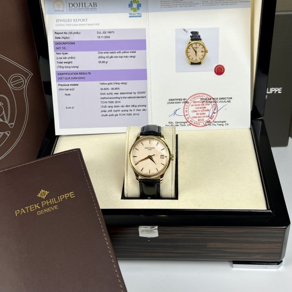 Patek Philippe Calatrava 5227J 18K Gold Wrapped Replica Watches