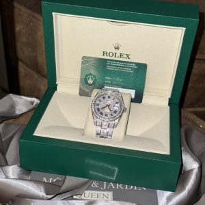 Rolex DateJust 126334 Custom Moissanite Diamonds Iced Out Watch