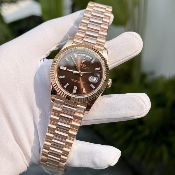 Rolex-Day-Date-Gold-Wrapped-Chocolate-Dial-176-Grams-GM-V3 40mm (6)