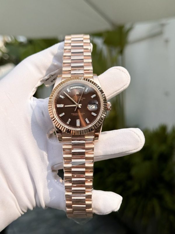 Rolex-Day-Date-Gold-Wrapped-Chocolate-Dial-176-Grams-GM-V3 40mm (6)