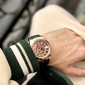 Rolex Replica Watch Sky-Dweller 336235 Chocolate Dial 42mm (7)