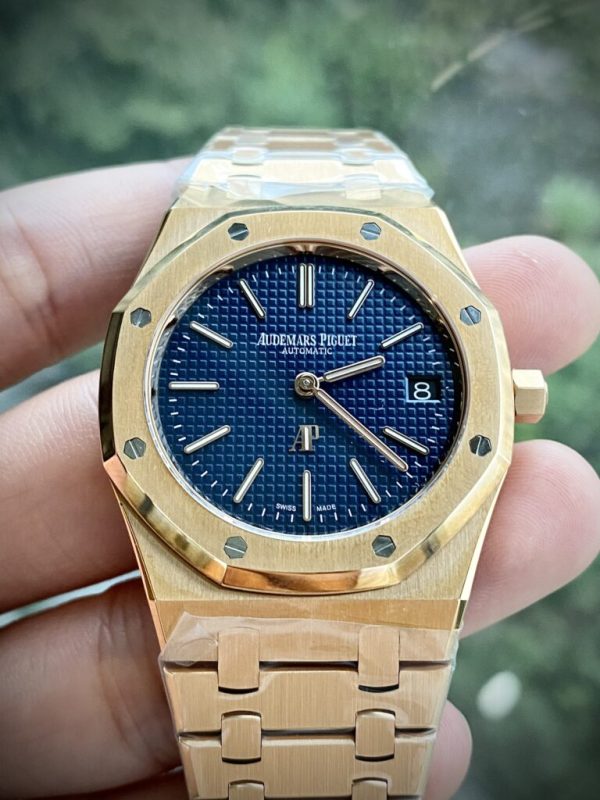 Audemars Piguet Royal Oak 15202OR Jumbo Blue Dial ZF Factory Watch 39mm (8)