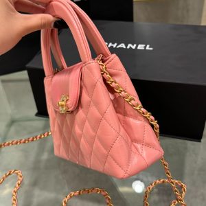 Chanel Bag Kelly 23K Pink Color Replica Handbags (3)