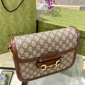 Gucci 1955 Horsebit Shoulder Bag Best Replica 25cm (1)