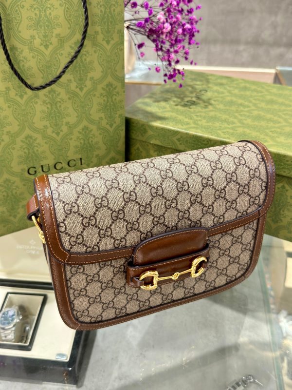 Gucci 1955 Horsebit Shoulder Bag Best Replica 25cm (1)