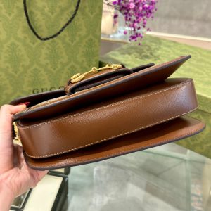 Gucci 1955 Horsebit Shoulder Bag Best Replica 25cm (1)