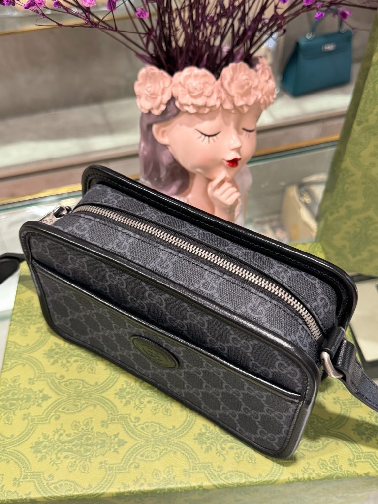 Gucci Mini Bag GG Retro Black Color Replica Handbags (1)