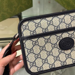 Gucci Mini Bag GG Retro Replica Handbags Men's 22x14x6cm (1)