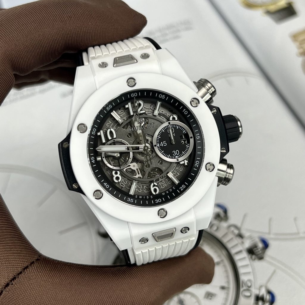 Hublot Replica Watches Big Bang Unico White Ceramic BBF Factory 42mm