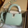 Louis Vuitton LV Capucines Mini Womens Green Replica Bags 21x14x8cm (2)