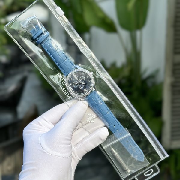 Patek Philippe Replica Watch Complications 4947G Blue Dial 38mm (2)