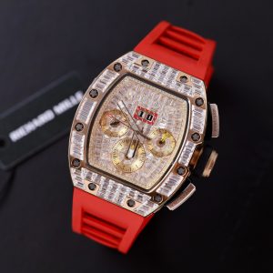 Richard Mille RM011 Chronograph Full Diamonds Best Replica Watch 44mm (3)