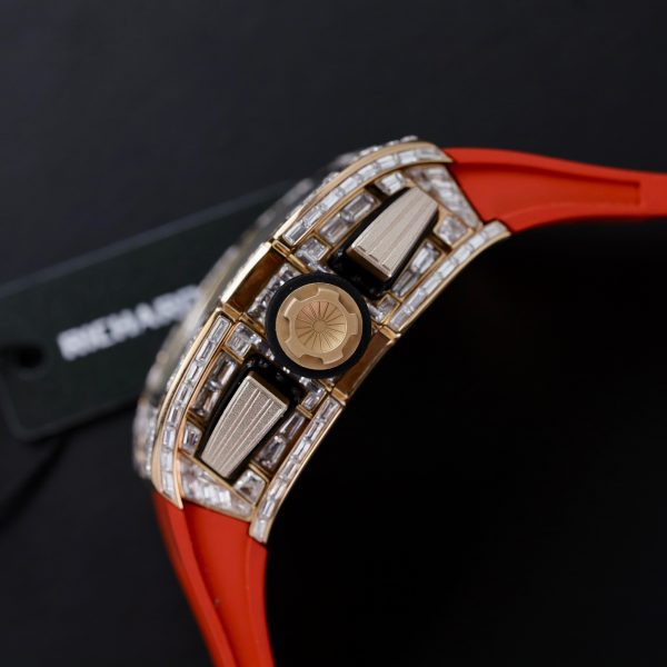 Richard Mille RM011 Chronograph Full Diamonds Best Replica Watch 44mm (3)