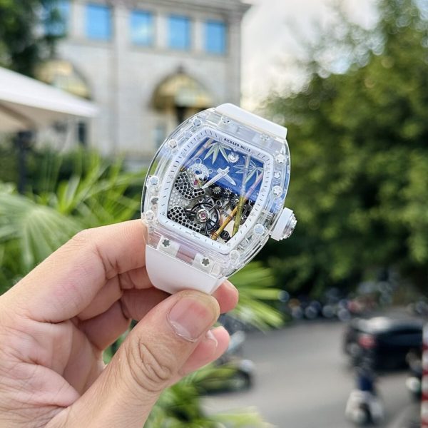 Richard Mille RM26-01 Tourbillon Sapphire Panda Best Replica 43mm (1)