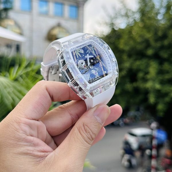 Richard Mille RM26-01 Tourbillon Sapphire Panda Best Replica 43mm (1)