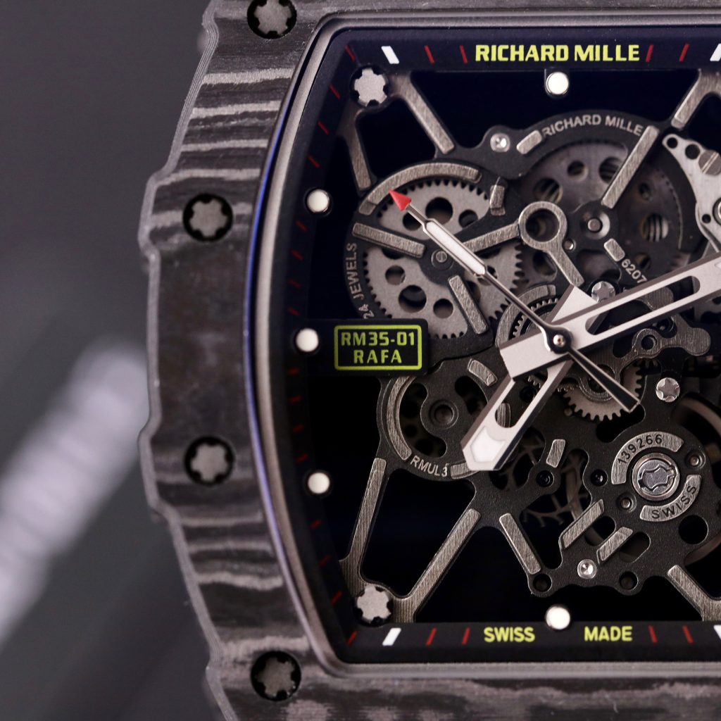 Richard Mille RM35-01 Replica Watch Full Carbon Skeleton BBR Factory 44mm (1)