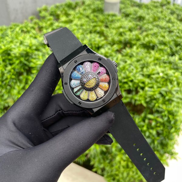 Takashi Murakami Rainbow Ceramic Best Replica Watches 45mm