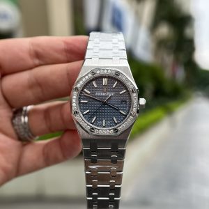 Audemars Piguet Royal Oak Bezel Diamonds Best Replica Women's 34mm (1)