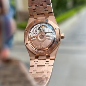 Audemars Piguet Royal Oak Rose Gold Best Replica Women's 34mm (1)