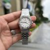 Audemars Piguet Royal Oak White Dial Bezel Diamonds Best Replica 34mm (1)