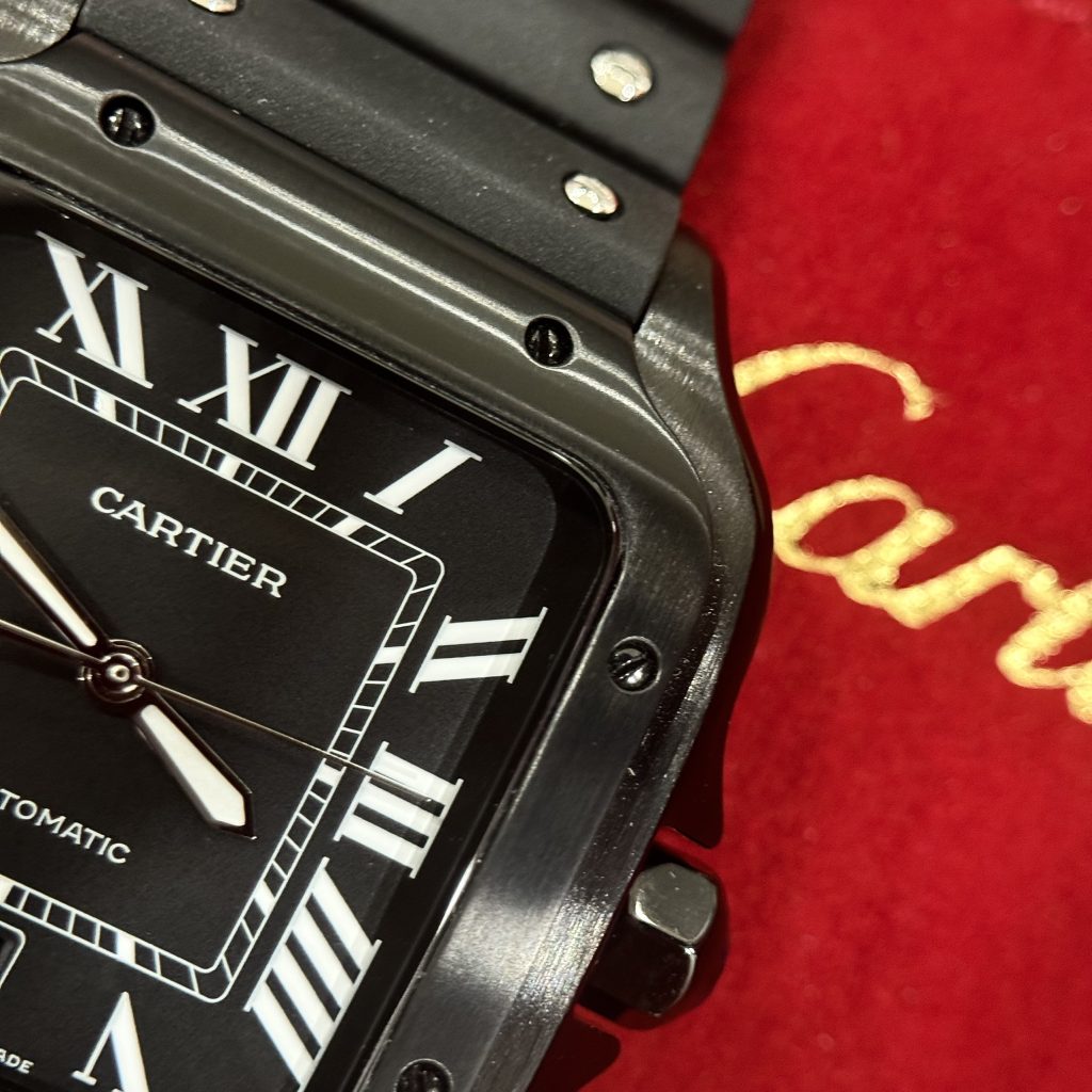 Cartier Santos WSSA0039 Black Best Replica Watch BV Factory 39 (2)