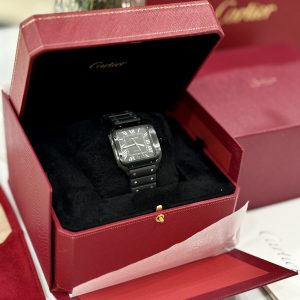 Cartier Santos WSSA0039 Black Best Replica Watch BV Factory 39 (2)