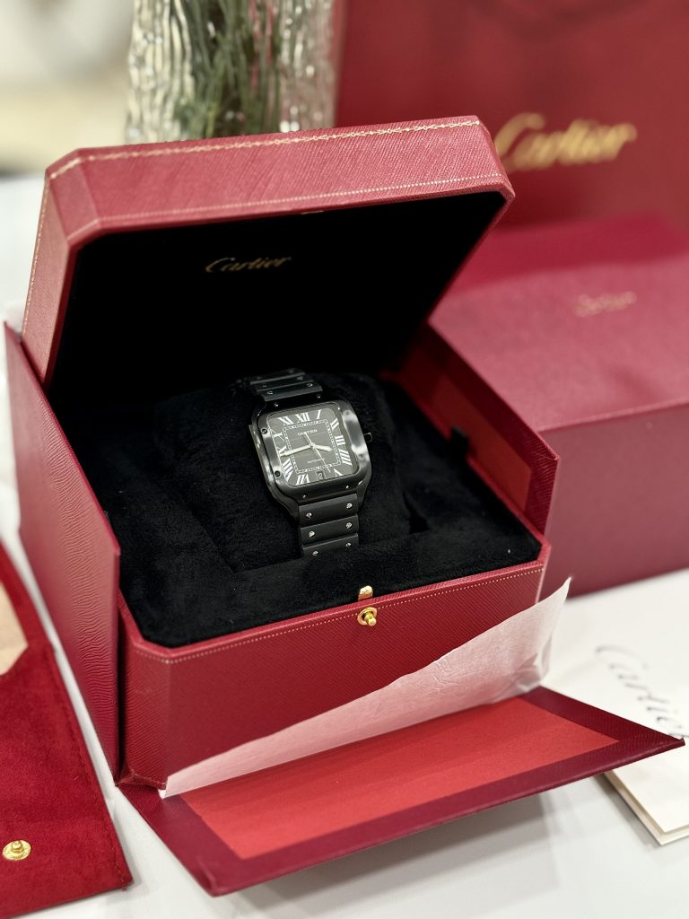 Cartier Santos WSSA0039 Black Best Replica Watch BV Factory 39 (2)