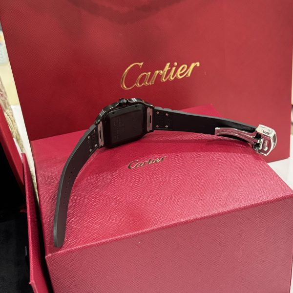 Cartier Santos WSSA0039 Black Best Replica Watch BV Factory 39 (2)