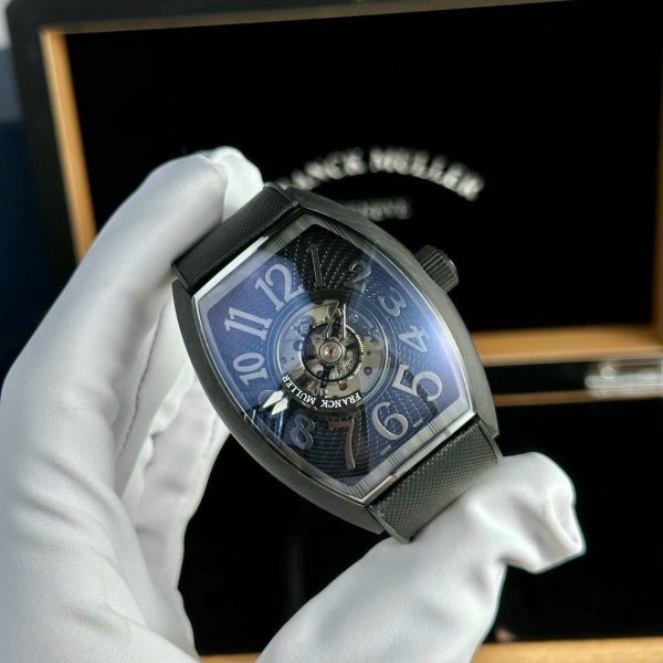 Franck Muller Grand Central Tourbillon Carbon Black Best Replica (12)