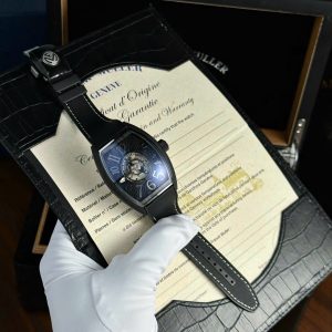 Franck Muller Grand Central Tourbillon Carbon Black Best Replica (9)