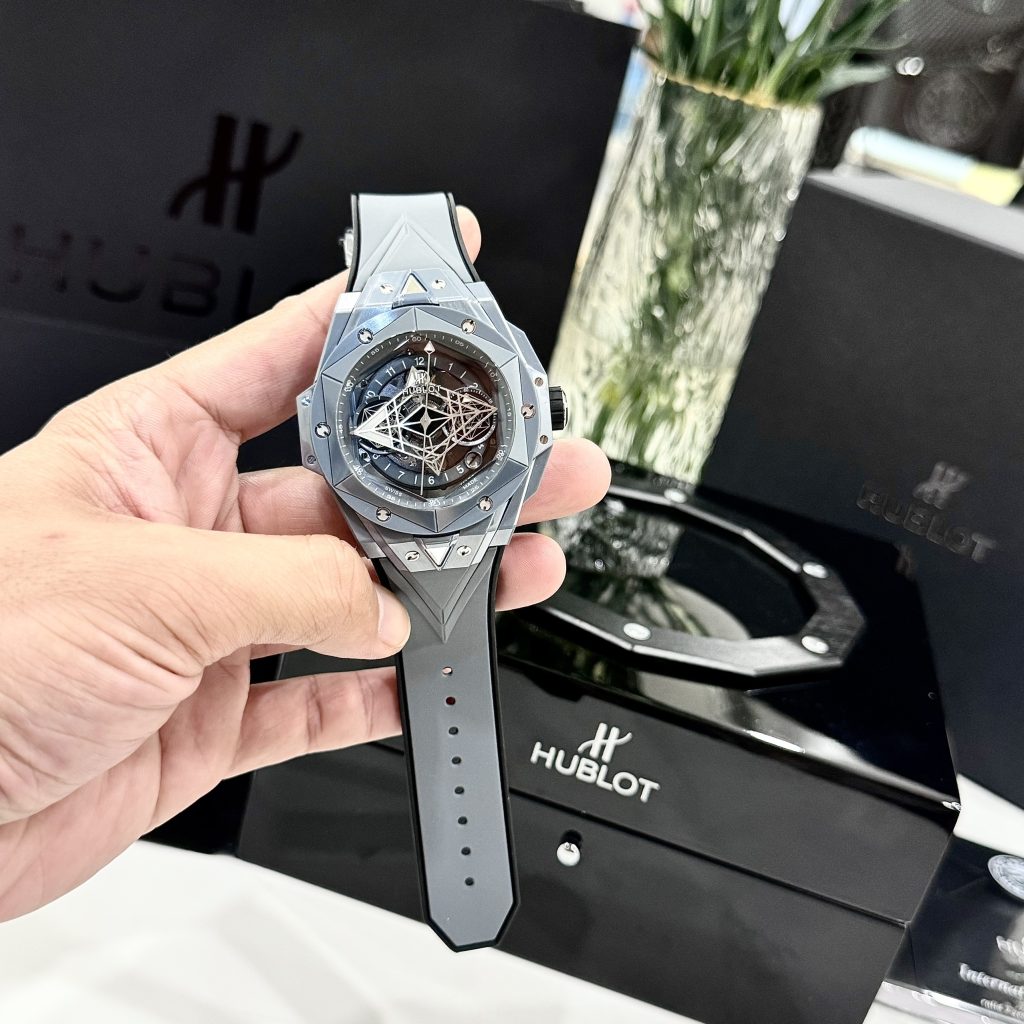 Hublot Big Bang Sang Bleu ll Best Replica Watches Gray BBF 45mm (2)