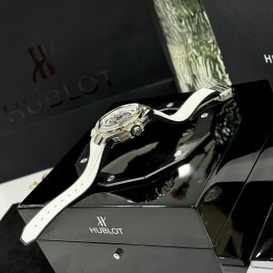 Hublot Big Bang Sang Bleu ll Titanium White Replica Watches BBF 45mm (2)