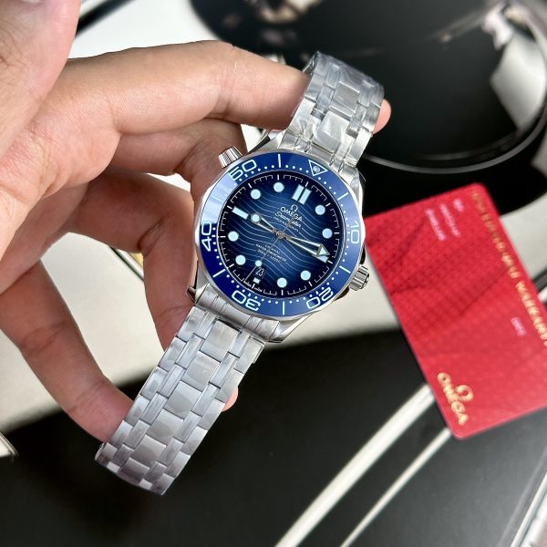 Omega Replica Watch Seamaster Summer Blue Best Quality VS Factory 42mm