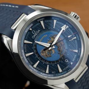 Omega Seamaster Aqua Terra Worldtimer Best Replica Watches 43mm (1)