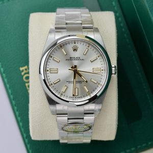 Replica Rolex Watch Oyster Perpetual 124300 Sliver Dial Clean Factory