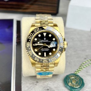 Rolex GMT-Master II 126718GRNR Yellow Replica Watches Clean Factory 40mm (2)