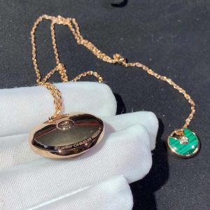 Amulette De Cartier Necklace Natural Diamond Gemstones 18K Rose Gold (2)