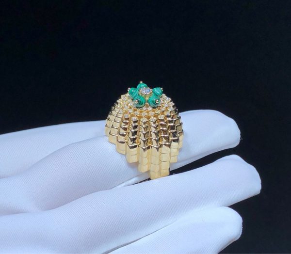 Cactus De Cartier Ring Custom Natural Diamond 18K Gold (2)