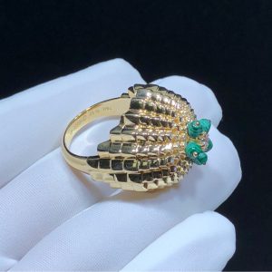 Cactus De Cartier Ring Custom Natural Diamond 18K Gold (2)