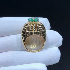 Cactus De Cartier Ring Custom Natural Diamond 18K Gold (2)