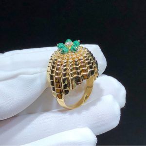 Cactus De Cartier Ring Custom Natural Diamond 18K Gold (2)