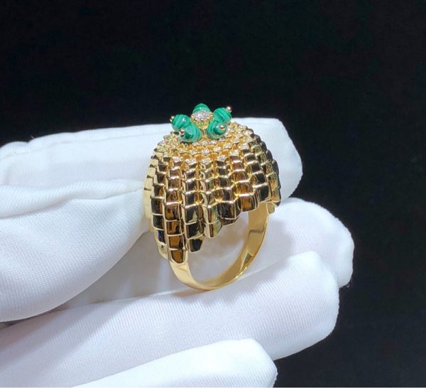 Cactus De Cartier Ring Custom Natural Diamond 18K Gold (2)