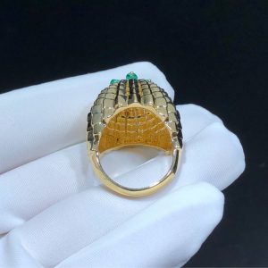 Cactus De Cartier Ring Custom Natural Diamond 18K Gold (2)