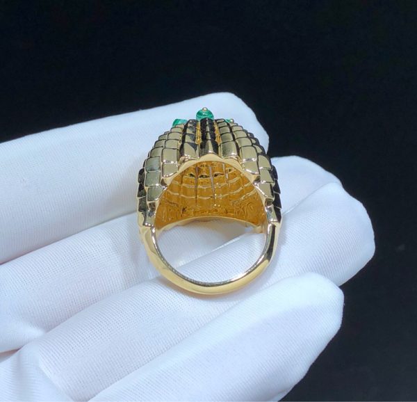 Cactus De Cartier Ring Custom Natural Diamond 18K Gold (2)