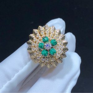 Cactus De Cartier Ring Custom Natural Diamond 18K Gold (2)