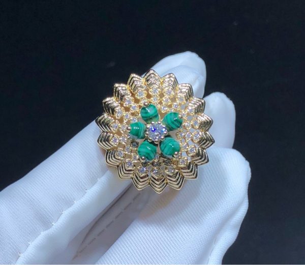 Cactus De Cartier Ring Custom Natural Diamond 18K Gold (2)