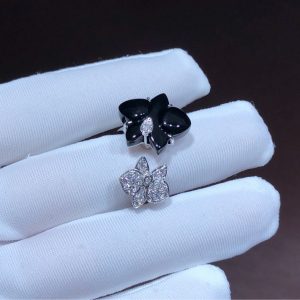 Caresse D'Orchidees Par Cartier Rings Custom 18K White Gold Natural Diamond (2)