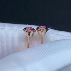 Cariter Earring Womens Custom Natural Gemstone 18K Rose Gold (2)