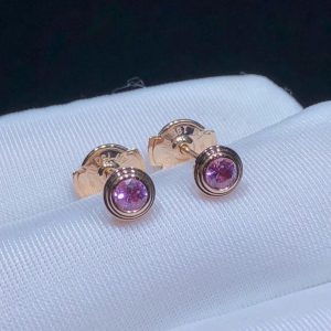 Cariter Earring Womens Custom Natural Gemstone 18K Rose Gold (2)